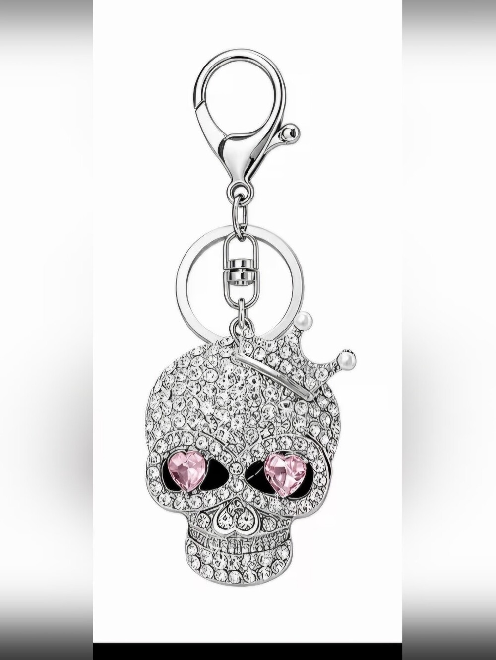 Skull Crown Princess Bag Charm/ Keychain NEW
